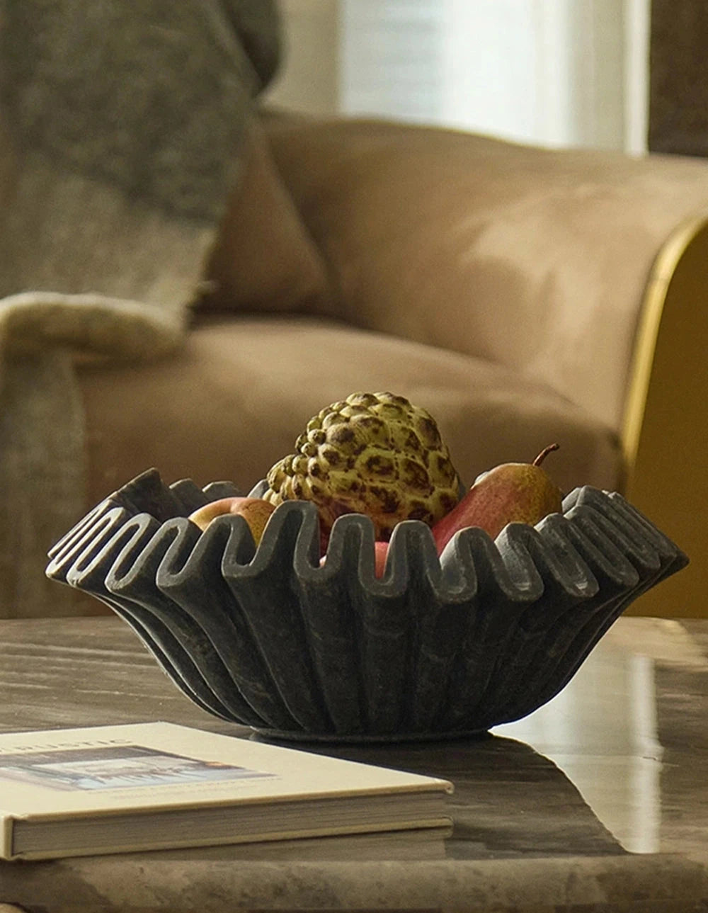 FRILL BOWL - BLACK koaliving-1